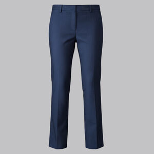 SOHO Apparel Navy Blue Stretch Dress Pants w/Pinstripes - Size 10